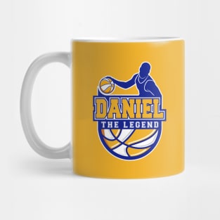 Daniel The Legend Basketball Custom Player Your Name Mug